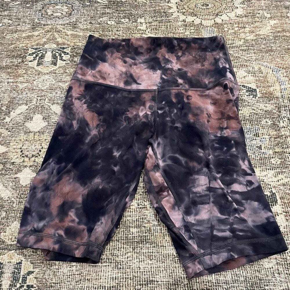Lululemon Align Biker Shorts Size 8 Diamond Dye High Rise - Picture 3 of 4